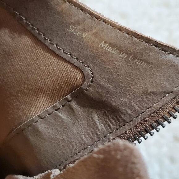 Dolce Vita Women's Suede Leather Zip Heeled Booties Ankle Boots Shoes - Picture 7 of 8